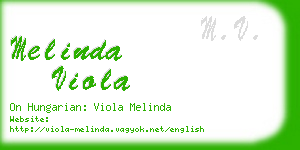 melinda viola business card